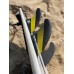 Quillas Surf Feather Fins Epoxy HC Click Tab Quad Black Yellow